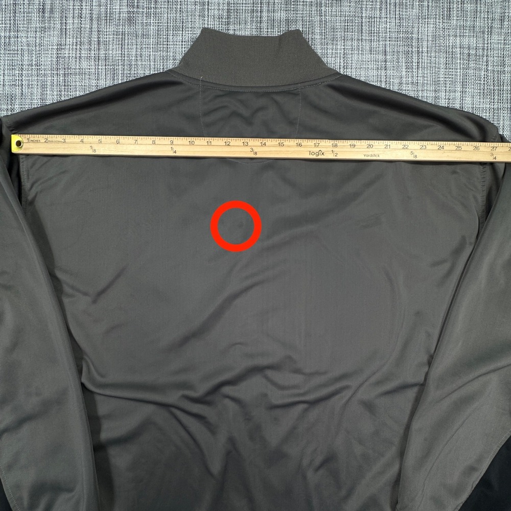 Rocawear Classic Mens Track Jacket 5XB Gray Black Full Zip Polyester Colorblock - Picture 6 of 10